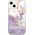 Guess Guess GUHCP13SLFLSU iPhone 13 mini 5,4" fioletowy/purple hardcase Flower Liquid Glitter