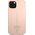 Guess Guess GUHCP13SSLTGP iPhone 13 mini 5,4" różowy/pink hardcase Silicone Triangle