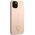 Guess Guess GUHCP13SSLTGP iPhone 13 mini 5,4" różowy/pink hardcase Silicone Triangle