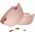 Barry King Miska plastikowa dla psów XXL, 3L, beżowa, śr. 32,5cm,