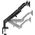 Neomounts Uchwyt biurkowy na 2 monitory 17" - 32" (DS70-810BL2)