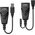 Adapter USB Lindy 42674 USB - USB + Jack 3.5mm Czarny  (42674)