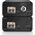 Adapter USB Lindy 42708 USB micro B - USB Czarny  (42708)