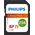 Karta Philips Ultra Pro SDXC 256 GB Class 10 UHS-I/U3 V30 (FM25SD65B/00)
