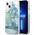 Guess Guess GUHCP13SLFLSN iPhone 13 mini 5,4" zielony/green hardcase Flower Liquid Glitter