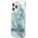 Guess Guess GUHCP13XLFLSN iPhone 13 Pro Max 6,7" zielony/green hardcase Flower Liquid Glitter