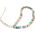 Guess Guess zawieszka GUSTPEAM Phone Strap wielokolorowy/multicolor Heishi Beads
