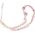 Guess Guess zawieszka GUSTSHPP Phone Strap rózowy/pink Beads Shell