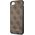 Guess Guess GUHCI8G4GFBR iPhone SE 2022 / 2020 / 7 / 8 brązowy/brown hard case 4G Metal Gold Logo
