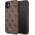 Guess Guess GUHCN61G4GFBR iPhone 11 6,1" brązowy/brown hard case 4G Metal Gold Logo
