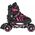 Rolki SporTrike ZSP.HP88-5.L.ROZ z wymienną płozą regulowane czarne r. 39-43