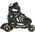 Rolki SporTrike ZSP.HP88-5.M.ZOL z wymienną płozą regulowane czarne r. 34-38