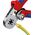 Knipex Szczypce dźwigniowe do zagniatania 97 55 04