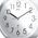 Mebus Mebus 52451 wireless wall clock silver