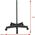 Activeshop LAMPA LUPA LED GLOW MOONLIGHT 8012/5"" BLACK ZE STATYWEM