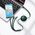 Kabel USB Baseus USB-A - USB-C + microUSB + Lightning 1.1 m Zielony (BSU3358GRN)