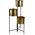 Affek Design SWEN GOLD Kwietnik h80x19.5cm,          h60x19.5cm, h40x19.5cm