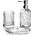 Bathlab ARI Komplet Łazienkowy 400ml srebrna pompka