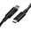Kabel USB Choetech USB-C - USB-C 0.8 m Czarny (XCC-1028)