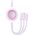 Kabel USB Baseus USB-A - USB-C + microUSB + Lightning 1.1 m Fioletowy (BSU3386PRP)