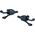 Microshift Manetki MICROSHIFT MARVO, Para, 9.rzędowe(2/3x9), Kompatybilne z Shimano, Xpress Trigger, Bez Wskaźnika Przełożeń (NEW)