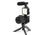 Podstawka Platinet PLATINET VLOG 4 IN 1 SET ZESTAW DO PROWADZENIA VLOGÓW 4 W 1 MICROPHONE LIGHT PHONE HOLDER ON A TRIPOD + 3 5 JACK TO USB C ADAPTER [45596]