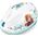 Disney Kask rowerowy dziecięcy Disney Frozen 2 rozmiar M (52-56cm)