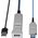 Kabel USB Lindy USB-A - 2x USB-A 30 m Niebieski (43345)