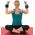Kettlebell SKO Lycra weighted cuffs SVELTUS 0944 2x2kg