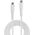 Kabel USB Lindy USB-C - Lightning 0.5 m Biały (31315)