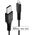 Kabel USB Lindy USB-A - Lightning 0.5 m Czarny (31290)