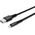 Kabel USB Lindy USB-A - Lightning 0.5 m Czarny (31290)