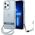 Guess Guess GUHCP13LHTSGSB iPhone 13 Pro / 13 6,1" niebieski/blue hardcase Translucent Stap