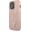 Guess Guess GUHCP13LPSATPP iPhone 13 Pro / 13 6,1" różowy/pink hardcase SaffianoTriangle Logo Cardslot