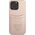 Guess Guess GUHCP13LPSATPP iPhone 13 Pro / 13 6,1" różowy/pink hardcase SaffianoTriangle Logo Cardslot