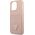 Guess Guess GUHCP13LPSATPP iPhone 13 Pro / 13 6,1" różowy/pink hardcase SaffianoTriangle Logo Cardslot