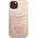 Guess Guess GUHCP13SPSATPP iPhone 13 mini 5,4" różowy/pink hardcase SaffianoTriangle Logo Cardslot