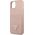 Guess Guess GUHCP13SPSATPP iPhone 13 mini 5,4" różowy/pink hardcase SaffianoTriangle Logo Cardslot