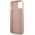 Guess Guess GUHCP13SPSATPP iPhone 13 mini 5,4" różowy/pink hardcase SaffianoTriangle Logo Cardslot