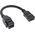 Adapter AV InLine InLine® HDMI Keystone adapter cable 4K/30Hz, HDMI A female/female, black, 0.2m