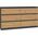 Topeshop Komoda Malwa 6 szuflad M6 140 - antracyt/dąb artisan