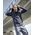 Ardon BREEFFIDRY STRETCH ARDON - męska bardzo lekka kurtka stretchowa, softshellowa, kaptur, odblaski - Ciemno-szara H5987 2XL