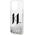 Karl Lagerfeld Etui Karl Lagerfeld Liquid Glitter Big KL HardCase do iPhone 14 Pro Max srebrne