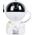 LeanToys Projektor Astronauta Z Gwiazdą LED USB Pilot Sterujący