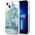 Guess Etui Guess GUHCP13MLFLSN Apple iPhone 13 zielony/green hardcase Flower Liquid Glitter
