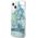 Guess Etui Guess GUHCP13MLFLSN Apple iPhone 13 zielony/green hardcase Flower Liquid Glitter