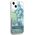 Guess Etui Guess GUHCP13MLFLSN Apple iPhone 13 zielony/green hardcase Flower Liquid Glitter
