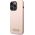 Guess Etui Guess GUHMP14XSBPLP Apple iPhone 14 Pro Max różowy/pink hard case Silicone Logo Plate MagSafe