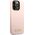 Guess Etui Guess GUHMP14XSBPLP Apple iPhone 14 Pro Max różowy/pink hard case Silicone Logo Plate MagSafe