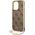 Guess Etui Guess GUHCP14LGF4GBR Apple iPhone 14 Pro brązowy/brown hardcase 4G Charms Collection